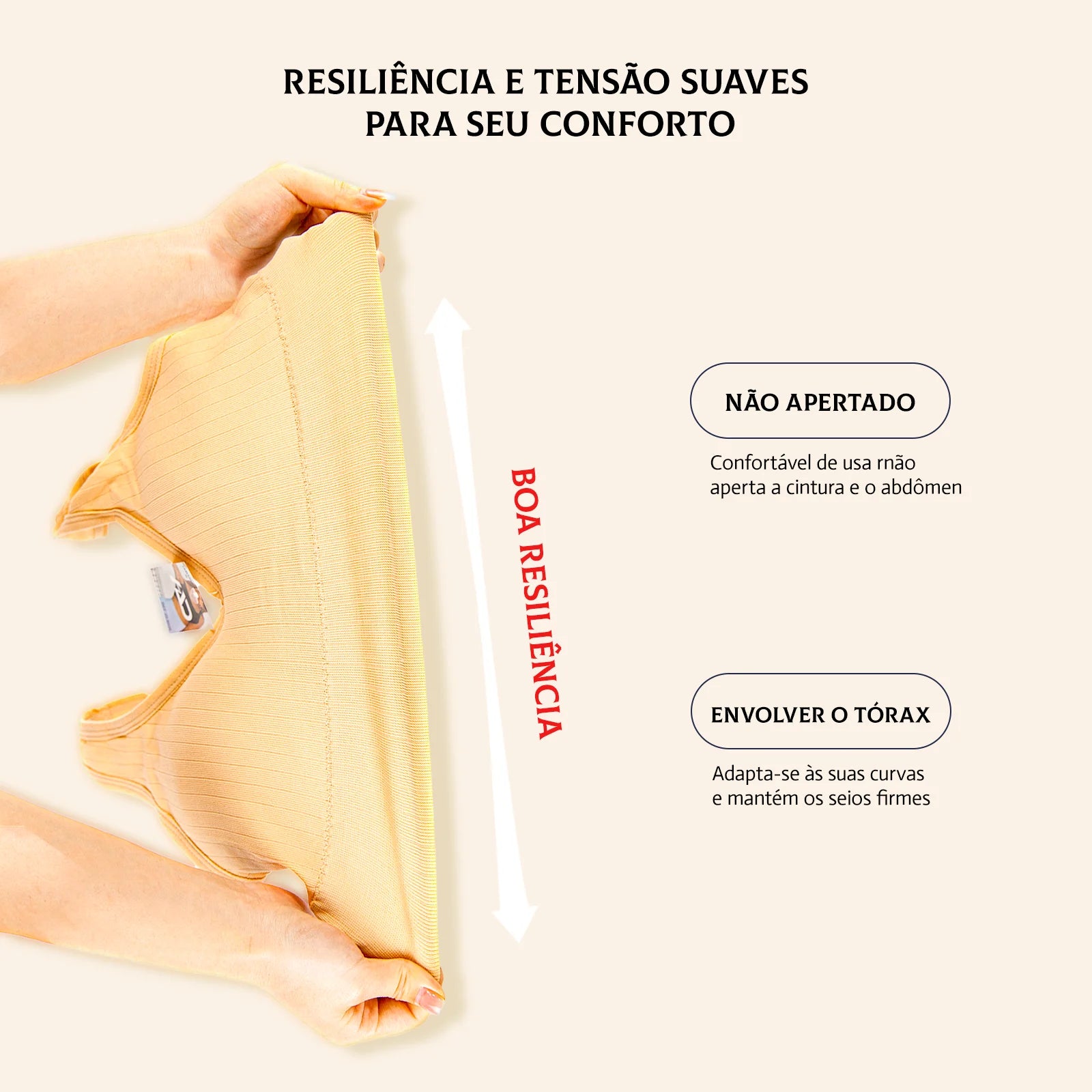 Kit com 3 Tops Hanes Femininos Sem Bojo Flat