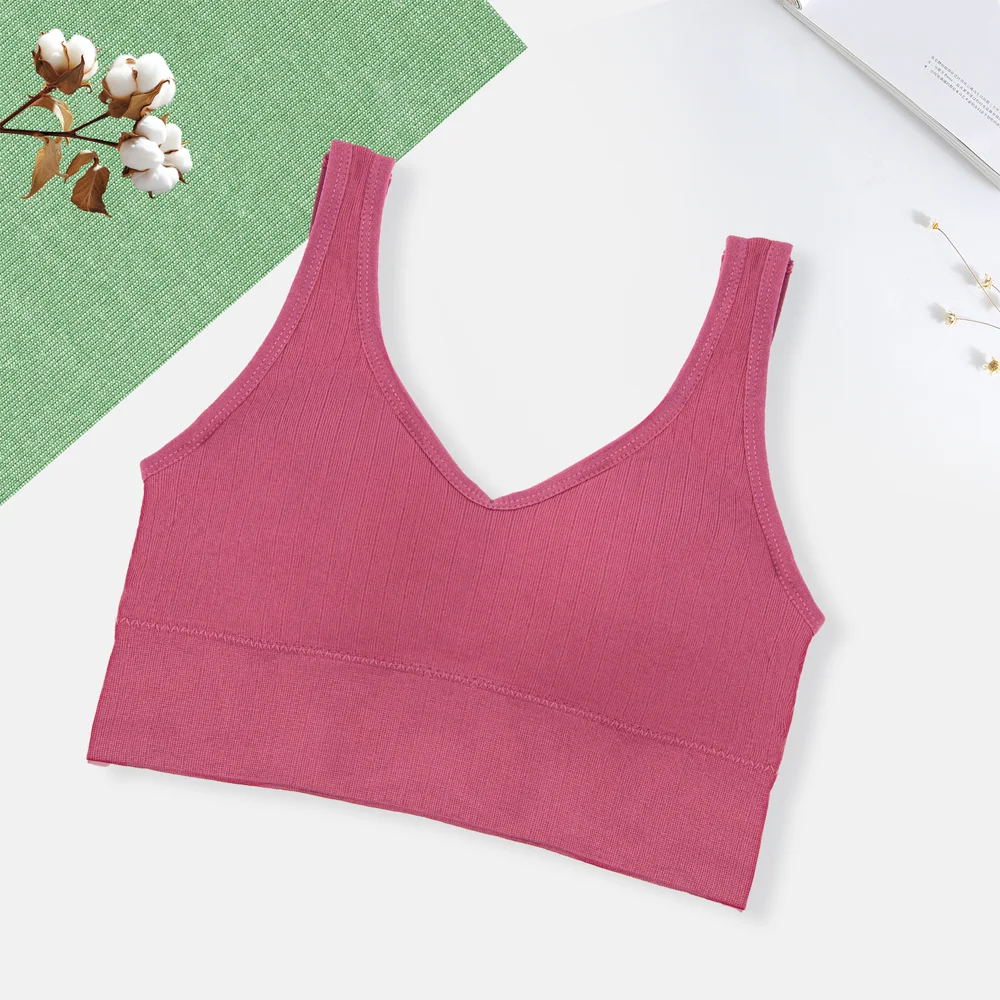 Kit com 3 Tops Hanes Femininos Sem Bojo Flat