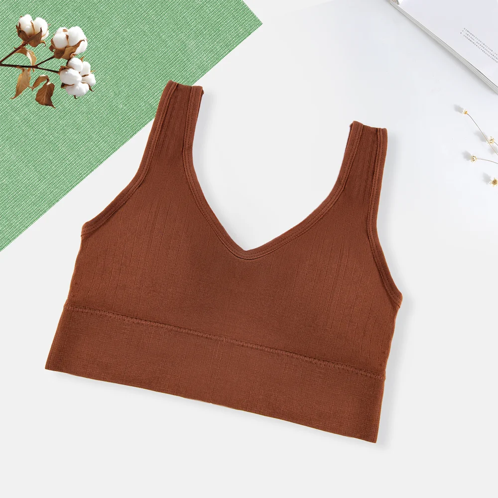 Kit com 3 Tops Hanes Femininos Sem Bojo Flat